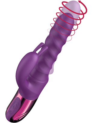 She.E.O. Swirly Rabbit Thrusting Vibrator