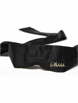 Bijoux Indiscrets black satin blindfold