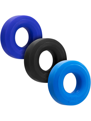 Hunkyjunk silicone stacking cock/ball ring set