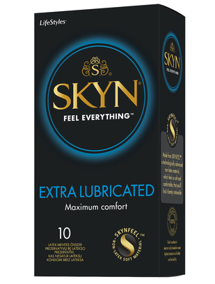 SKYN Extra Lubricated prezervatyvai (3 / 10 vnt.)