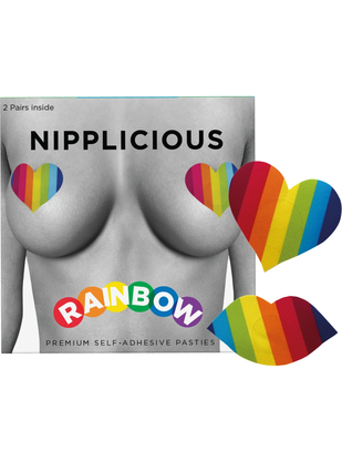 Spencer & Fleetwood Nipplicious Rainbow uzlīmes krūšgaliem