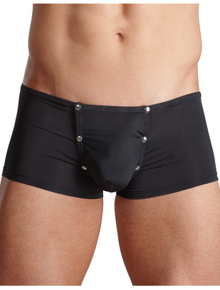 Svenjoyment black trunks with press studs