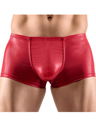 Svenjoyment red wet look trunks