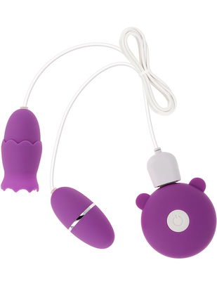 Temptation Unboxed Love Egg With Clit Stimulator Rechargeable