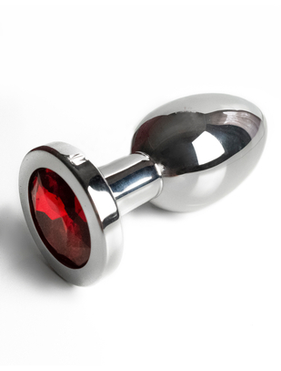 Shots Steel Jeweled Medium steel butt plug