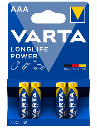 VARTA AAA patareid (4 tk)