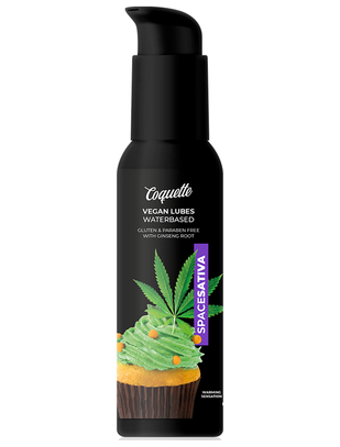 Coquette maitsestatud ja soojendavad veganlibestid (100 ml)