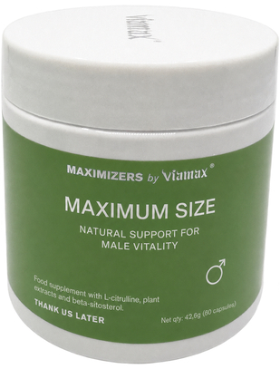 Viamax Maximum Size uztura bagātinātājs 60 kapsulas