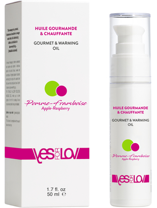 YESforLOV skūpstiem droša sildoša masāžas eļļa 50 ml