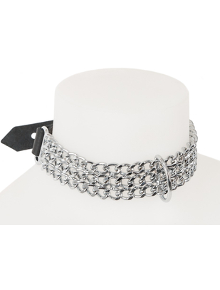 Zado leather & chain collar