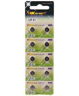 Hi-Watt LR41 baterijos (10 vnt.) - 10 vnt.