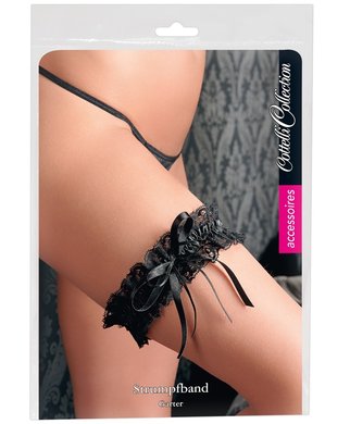 Cottelli Lingerie lace garter - Black