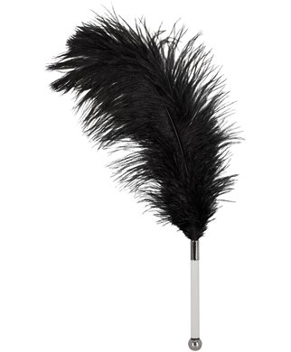 Bad Kitty black feather wand - Black