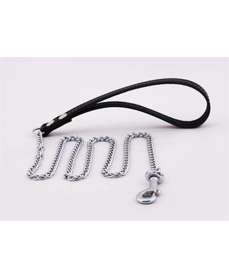 Mister B chain leash 110 cm - Silver-coloured