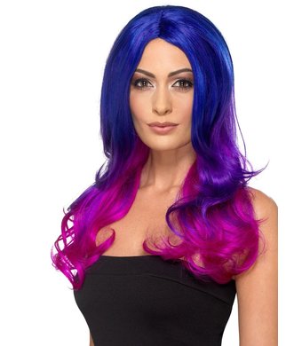 Fever Fashion ombre wig - Blue/pink