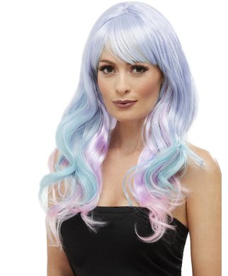 Fever Fashion ombre wig - Pastel multicoloured