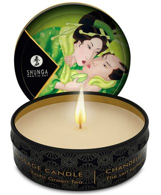 Shunga Massage Candle (30 ml) - Green Tea