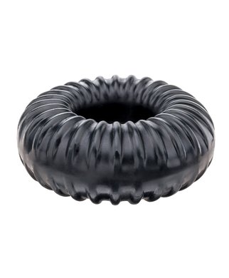 Perfect Fit Ribbed Ring - Black