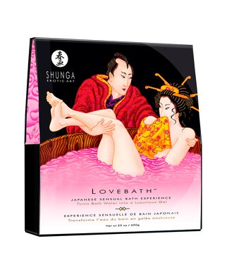 Shunga Lovebath rinkinys jausmingam vonios ritualui - Dragon Fruit