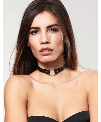 Bijoux Indiscrets MAZE obroża ze sztucznej skóry - Czarny