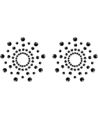 Bijoux Indiscrets Mimi lipdukai speneliams - Juoda