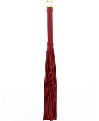 Taboom burgundy faux leather whip - Raudona