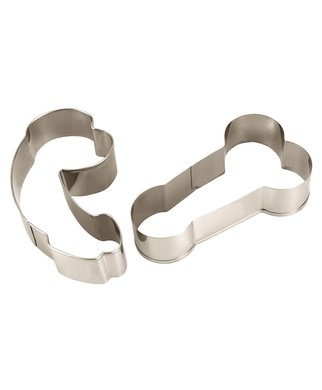 OV Cocky Cookie Cutters (2 pcs) - Silver-coloured