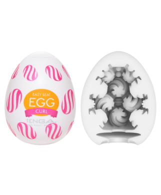 Tenga Egg Wonder Stretchy Portable Male Masturbator - Curl