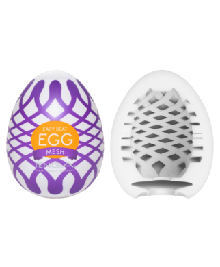 Tenga Egg Wonder Stretchy Portable Male Masturbator - Mesh