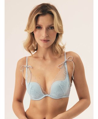 ESOTIQ Baby light blue push-up bra - 65C