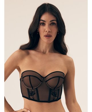 ESOTIQ Barely juodas biustjeras - 65C