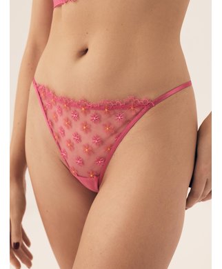 ESOTIQ Bloomy pink thong - S