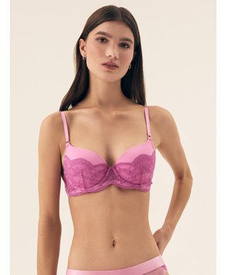 ESOTIQ Bloovii Samara pink push-up bra - 65B