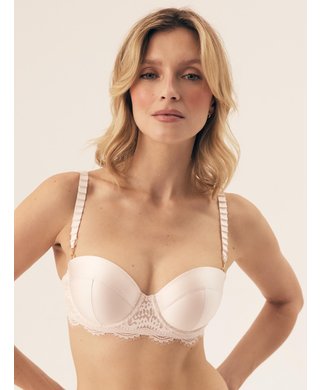 ESOTIQ Brilliant cream push-up bra - 65C