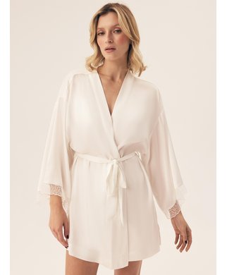 ESOTIQ Rhein white robe - M