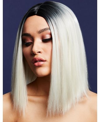Fever Kylie plaatina blond/must parukas - Blond/must
