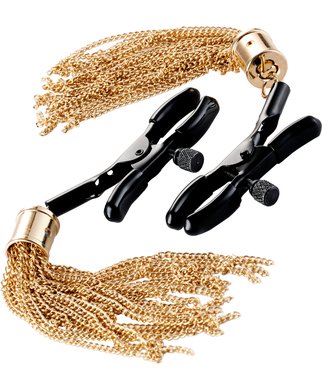 Guilty Pleasure Draped Desire zaciski na sutki - Czarny