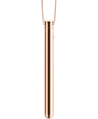 Le Wand Necklace Vibe мини-вибратор - Золотисто-розовый