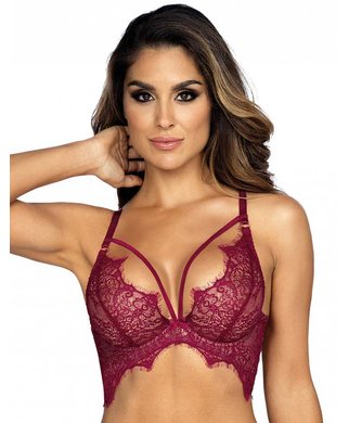 Axami Sexy Malaga Loca burgundy bralette - 75 A/S