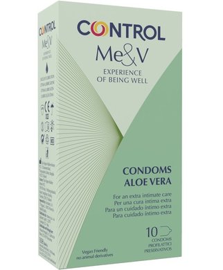 Control Me&V Aloe Vera prezervatyvai (10 vnt.) - 10 vnt.