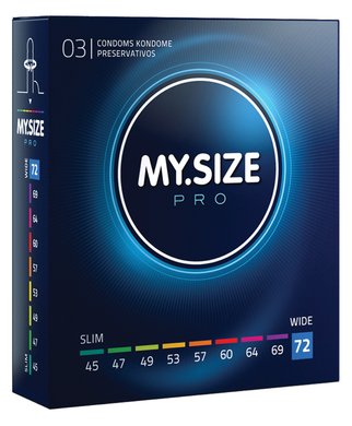 MY.SIZE pro prezervatyvai (3 vnt.) - 45/160