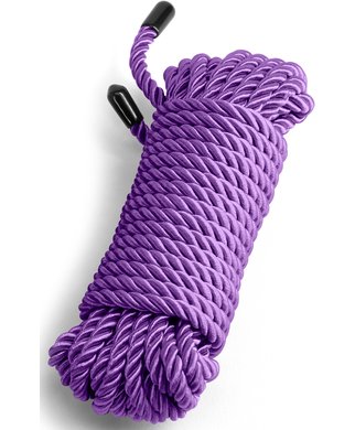NS Novelties Bound nylon bondage rope (7,6 m) - Purple