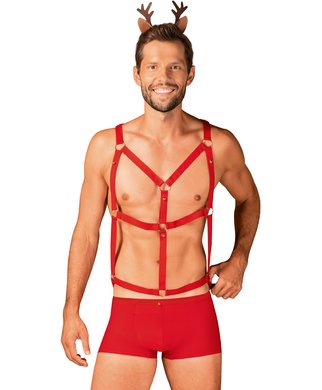 Obsessive Mr. Reindy Santa Claus's Reindeer Erotic Costume - L/XL