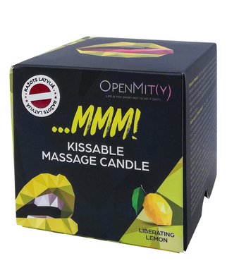 OpenMity ароматическая массажная свеча для поцелуев (125 мл) - Лимон