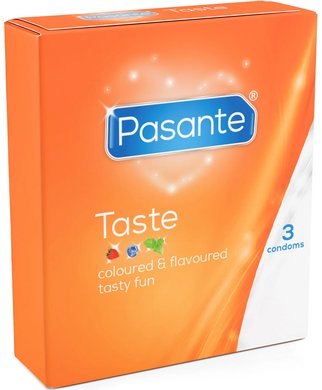 Pasante Taste kondoomid 3 / 12 / 144 tk - 3 tk