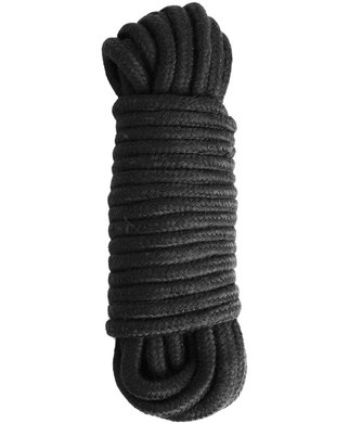 You2Toys Shibari kokvilnas virve (10 m) - Melns