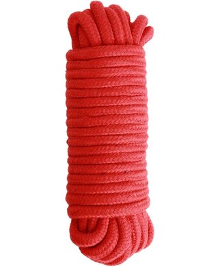You2Toys Shibari medvilninė virvė (10 m) - Raudona