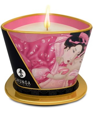 Shunga Massage Candle (170 ml) - Rose