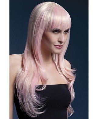 Fever Sienna парик - Платиновый блонд/светло-розовый