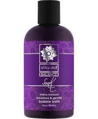 Sliquid Soak нежно ухаживающая пена для ванны (255 мл) - Cherry Blossom